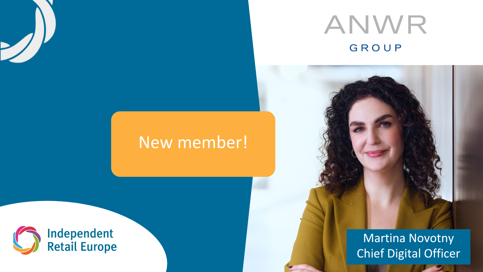 Independent Retail Europe a l’immense plaisir d’accueillir un nouveau membre : bienvenue à ANWR GROUP !